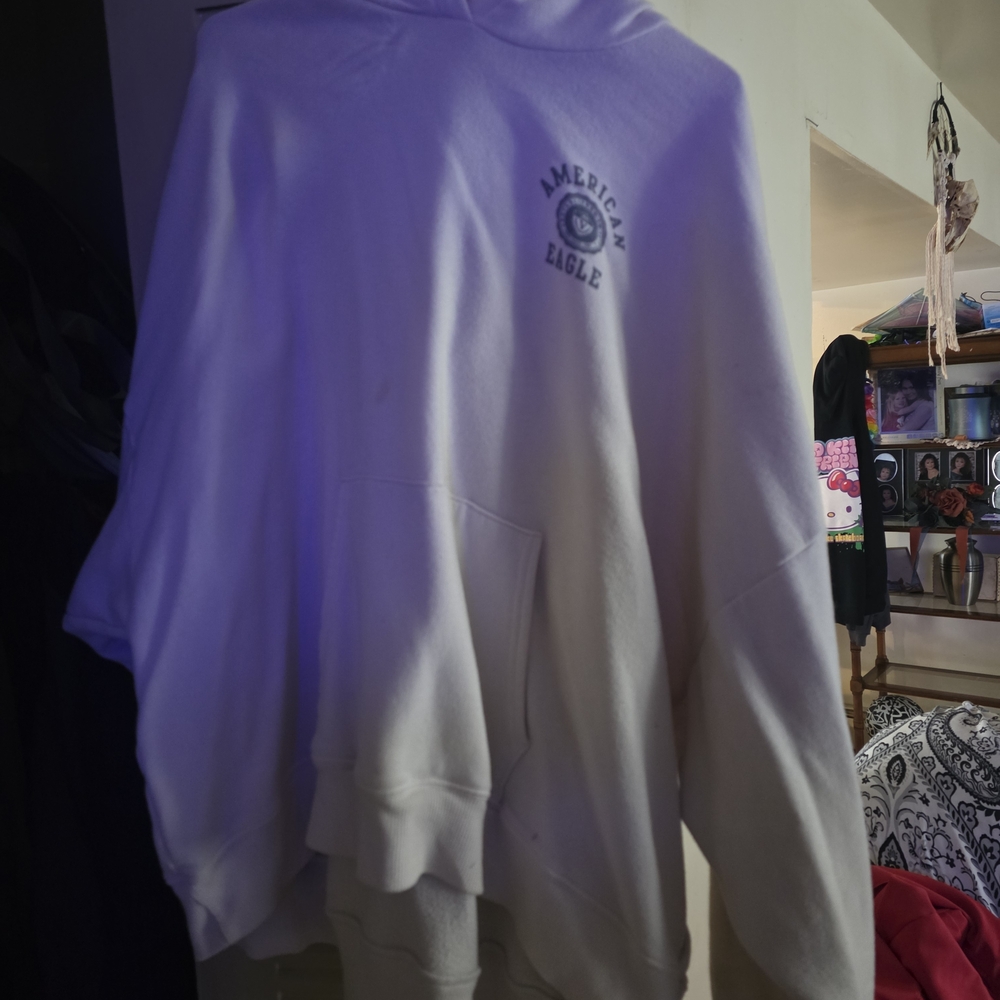American Eagle Outfitters White Hoodie